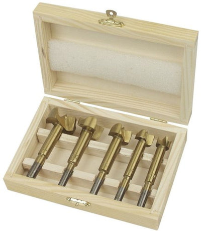 Brüder mannesmann scharnierborenset titan coatet (hobby) - 54005