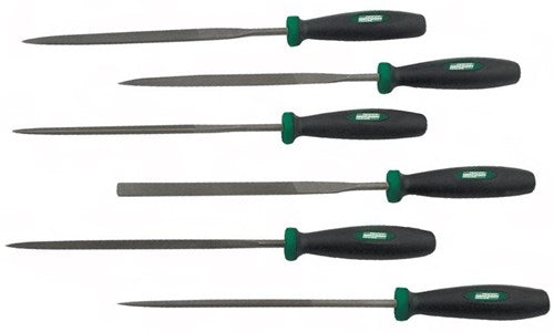 Brüder mannesmann sleutelvijlenset 6 dlg (hobby) - 61010