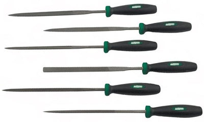 Brüder mannesmann sleutelvijlenset 6 dlg (hobby) - 61010