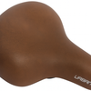 Edge fietszadel urban - mat donkerbruin (werkplaatsverpakking)