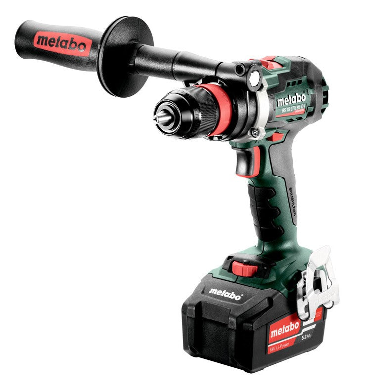 Metabo bs 18 ltx bl q i accu boorschroefmachine | 18 v | 2 x 5.2 ah li-power, asc 55 | in x - 602359650