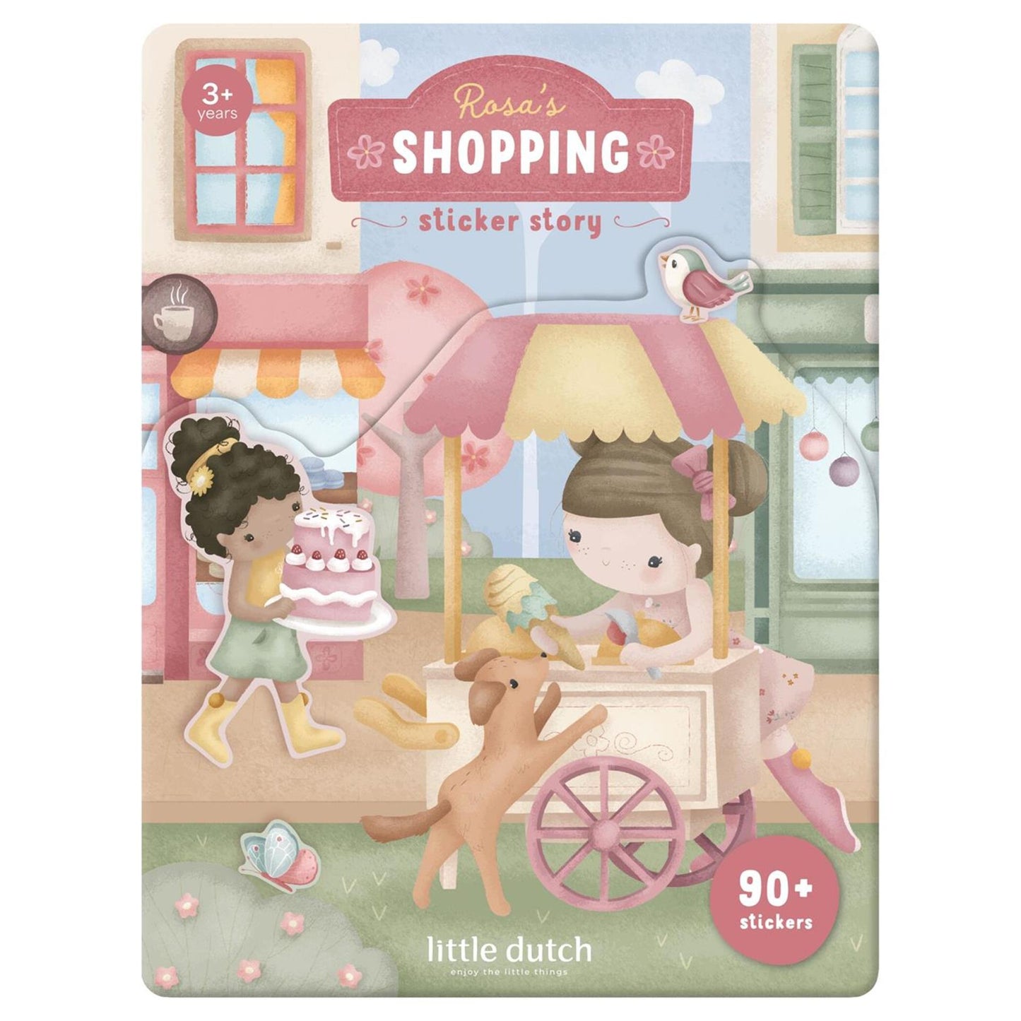 Little dutch stickervellen rosa's winkeltje