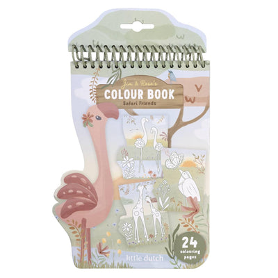 Little dutch flamingo kleurboekje - safari - cadeautip vakantie boek - creatief speelgoed