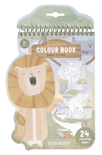Little dutch leeuw kleurboekje - safari - cadeautip vakantie boek - creatief speelgoed