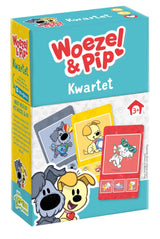 Woezel pip kwartet - 32 kaarten - 8 kwartetten - peuter en kleuter speelgoed - voor meisjes en jongens - vanaf 3 jaar - speelgoed kinderen - bambolino toys - afbeelding 1