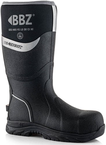 Buckbootz neopreen werklaars bbz6000 s5s zwart | zwart | maat 45 - 5055138027264
