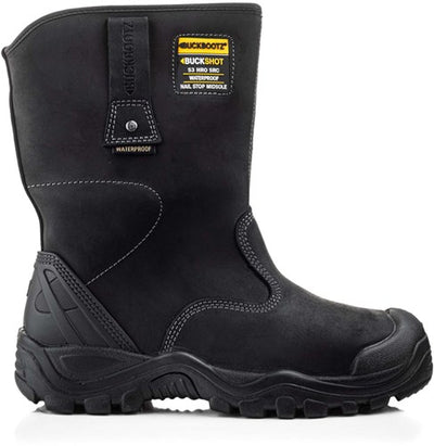 Buckbootz werkschoen buckshot werklaars bsh010 s3 | donkerbruin | maat 43 - 00.176.070.43
