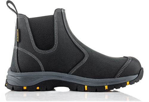 Buckbootz werkschoen wizardz wizd2blk s3s | zwart | maat 47 - 5055138024782