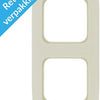 Busch jaeger creme 2 voudig afdekraam - 4695110