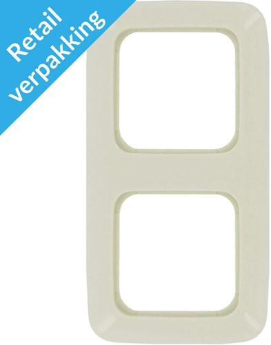 Busch jaeger creme 2 voudig afdekraam - 4695110