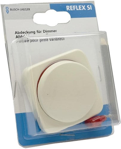 Busch jaeger creme afdekplaat + knop dimmer - 4695050
