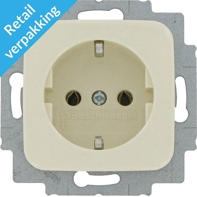 Busch jaeger creme inbouw stopcontact ra - 4695000
