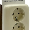 Busch jaeger creme inbouw stopcontact ra dubbel - 4695010