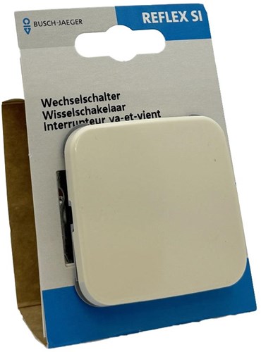 Busch jaeger creme wisselschakelaar + wip - 4695020