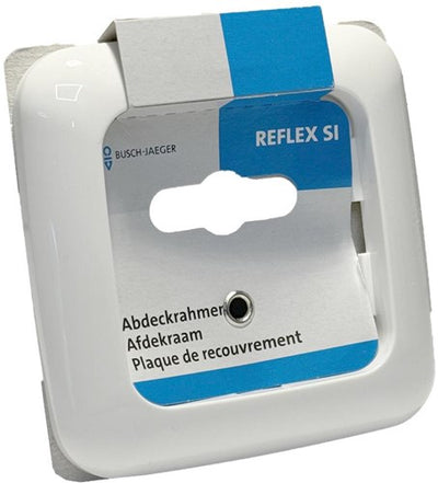 Busch jaeger wit 1 voudig afdekraam - 4695600