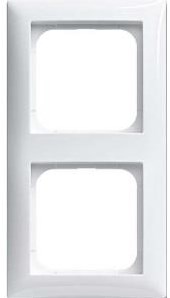 Busch jaeger wit 2 voudig afdekraam - 4694120