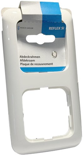 Busch jaeger wit 2 voudig afdekraam - 4695610