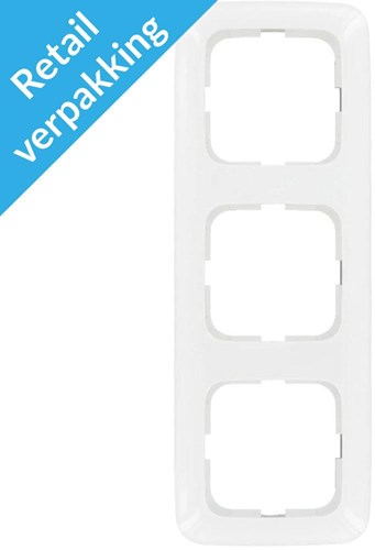 Busch jaeger wit 3 voudig afdekraam - 4695620