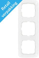 Busch jaeger wit 3 voudig afdekraam - 4695620