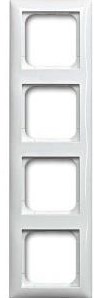 Busch jaeger wit 4 voudig afdekraam - 4694140