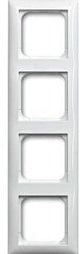 Busch jaeger wit 4 voudig afdekraam - 4694140
