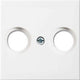 Busch jaeger wit afdekplaat voor coax - 4694090