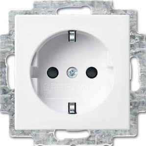 Busch jaeger wit inbouw stopcontact ra - 4694010