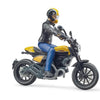 Bruder bworld scrambler ducati met speelfiguur