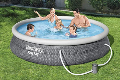 Bestway zwembad fast set set rond rotan, 396cm
