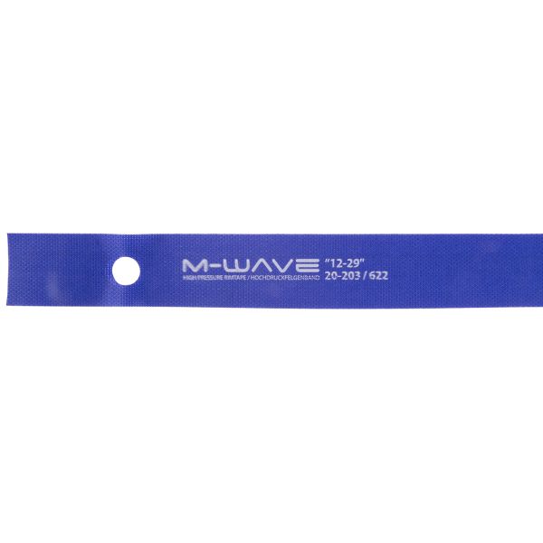 M-wave velglint 12-29 rt-hp-glue hoge druk 16 mm - blauw (1 set)