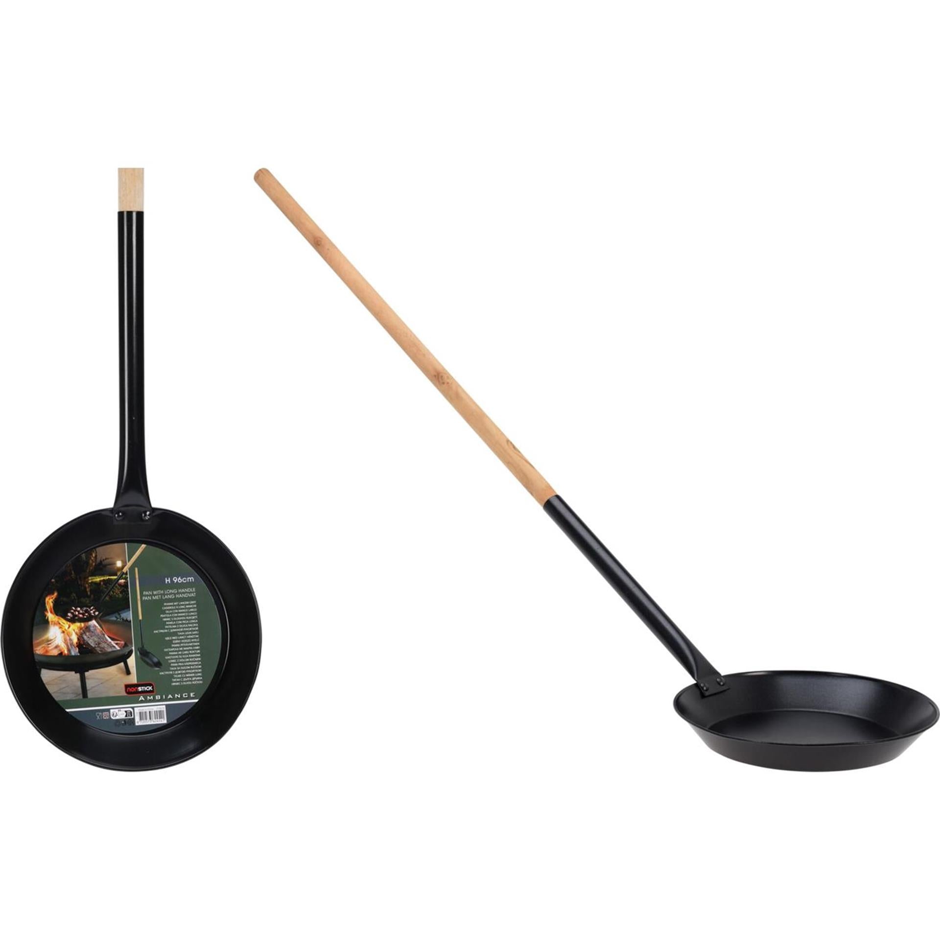 Ambiance koekenpan ø25cm met lang handvat 96cm
