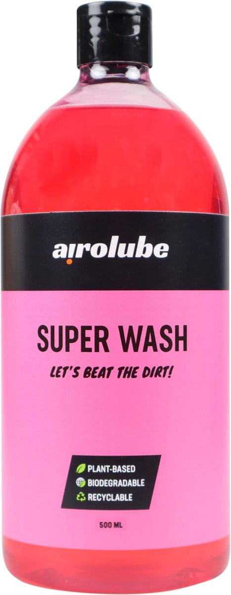 Superwash fiets-autoshampoo 500 ml rood