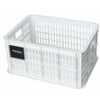 Basil fietskrat S - klein - 17.5 liter - wit