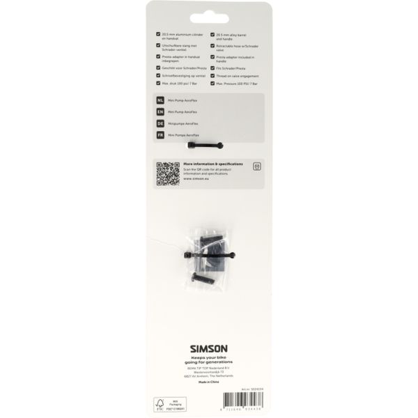 Rema tip top nederland b.v. simson minipomp aeroflex