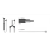 ELVEDES Kabelset voor dropper zadelpen remote lock-out