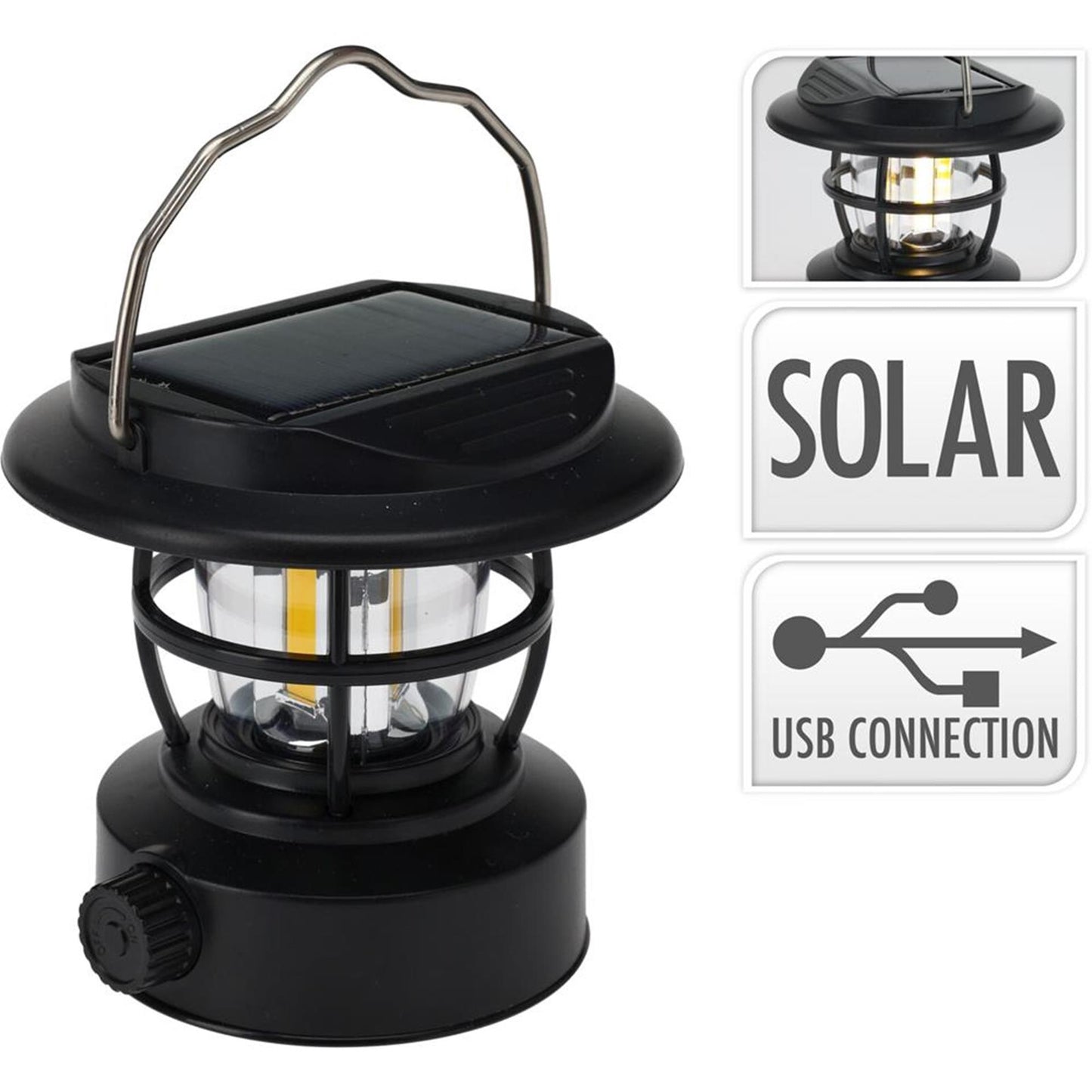 Redcliffs campinglamp oplaadbaar solar usb