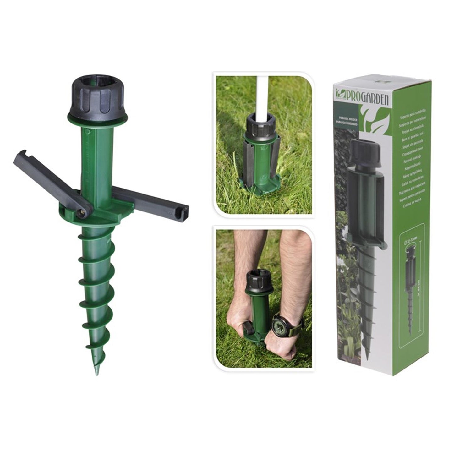 Pro garden parasolstandaard schroefmodel