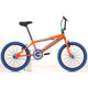 Royal bmx fiets -bugatti tornado freestyle 20 inch - oranje met blauwe banden