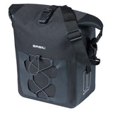 Basil enkele tas navigator waterproof m mik 12-15l 17 x 28 x 34 cm - zwart - afbeelding 1