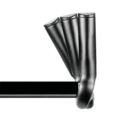 Klein Sportstuuruiteinde - Zwart, 13cm, verstelbaar, 156g