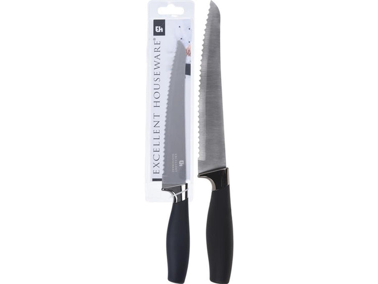 Excellent houseware broodmes 33cm soft grip