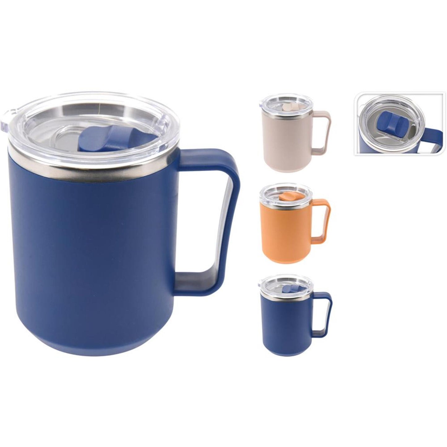 Excellent houseware thermo mok rvs 420ml