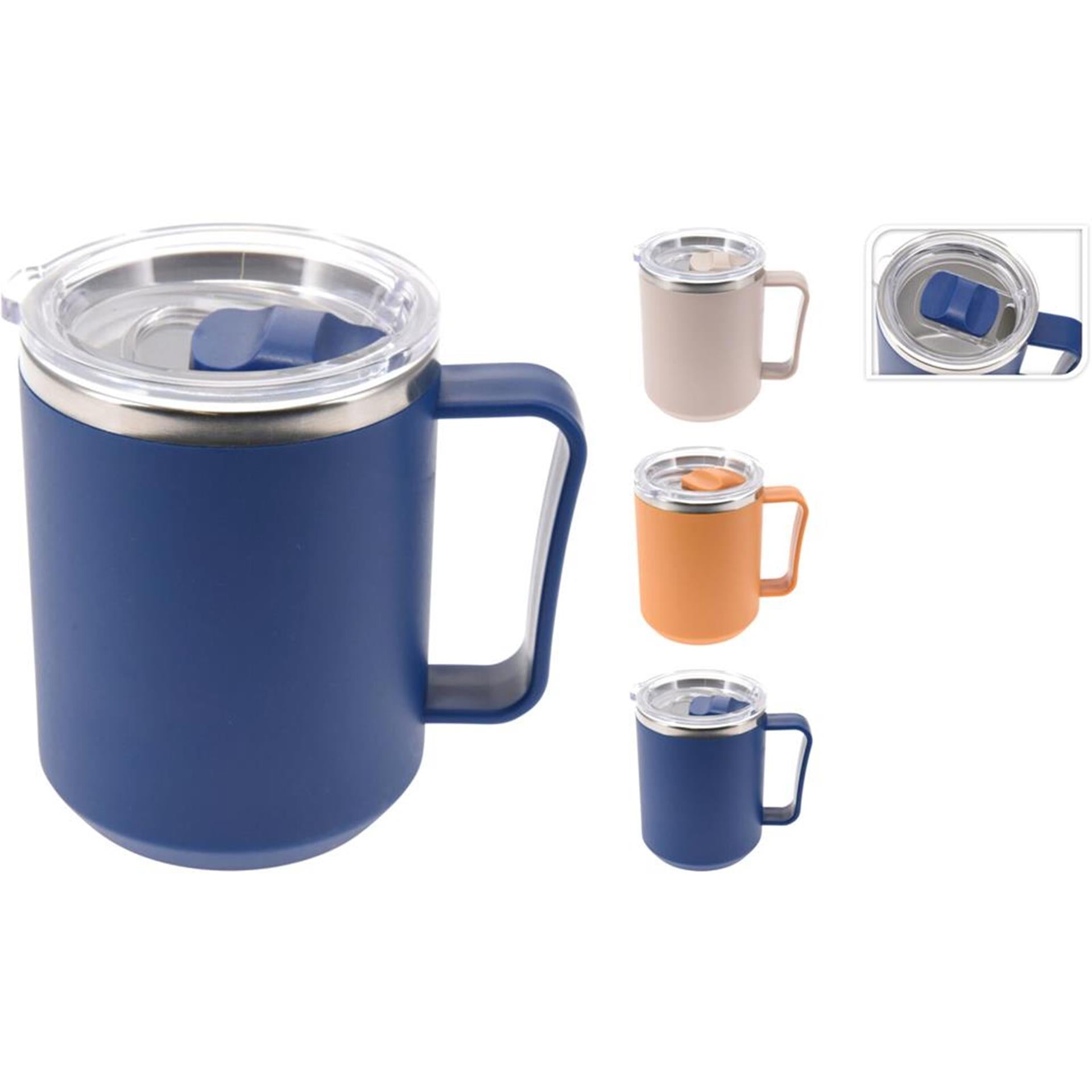 Excellent houseware thermo mok rvs 420ml
