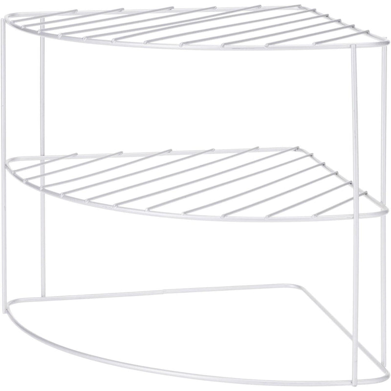 Excellent houseware keukenhoekrek metaal 23x23x21cm grijs