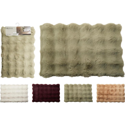 Bathroom solutions badkamermat polyester 60x40cm verkrijgbaar in 4 verschillende kleuren