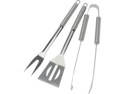 Bbq gereedschapset 3-delig rvs