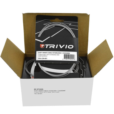 Trivio - derailleur binnenkabel rvs 1.1x2250mm - 20 st.