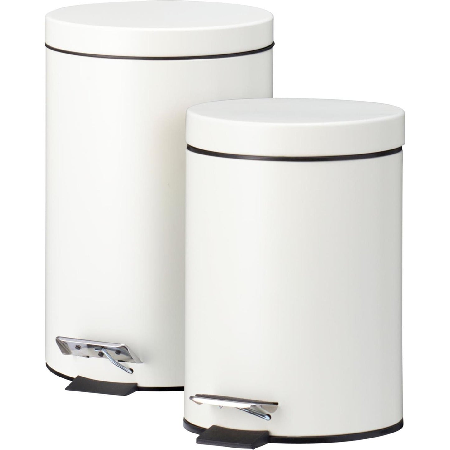 Pedaalemmer set van 2 stuks 3l-12l crã¨me