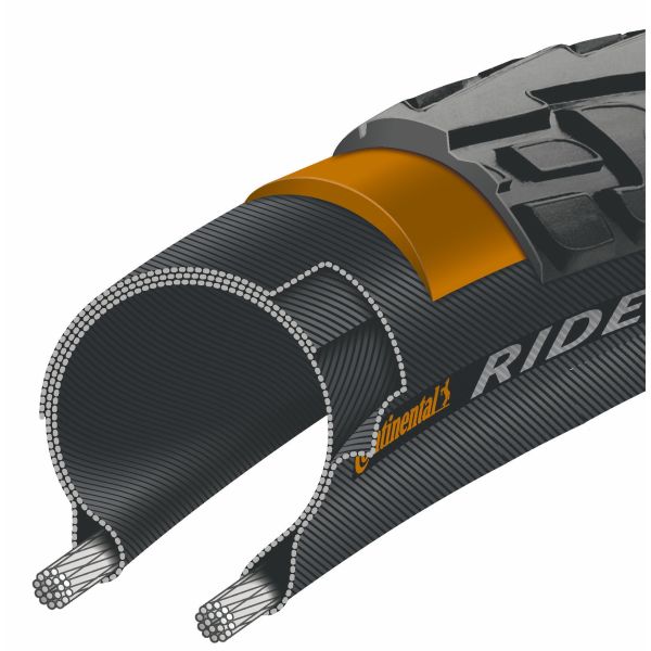 Buitenband Continental Ride Tour 24 x 1.75 47-507 - zwart