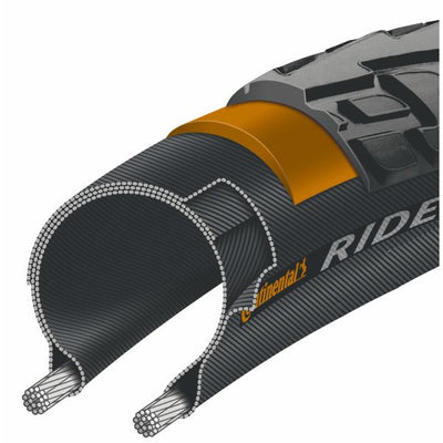 Buitenband Continental Ride Tour 24 x 1.75 47-507 - zwart